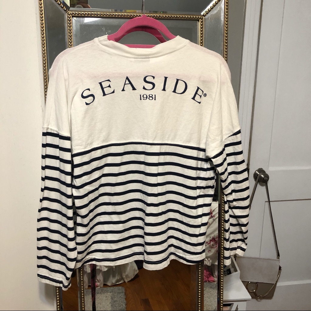 Nwot Seaside Style Spirit Jersey Long Sleeve Top